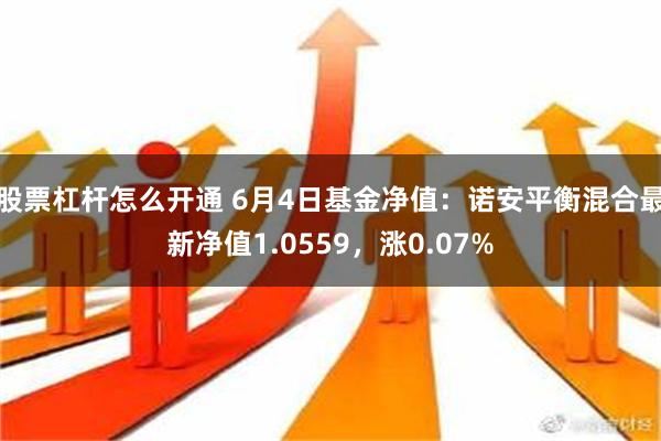 股票杠杆怎么开通 6月4日基金净值：诺安平衡混合最新净值1.0559，涨0.07%