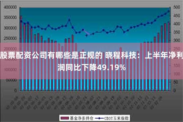 股票配资公司有哪些是正规的 晓程科技：上半年净利润同比下降49.19%