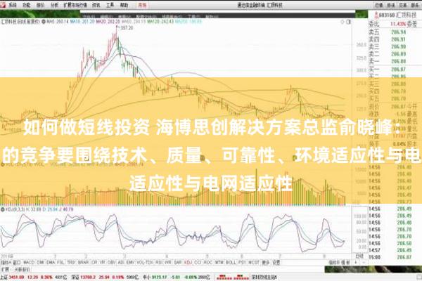 如何做短线投资 海博思创解决方案总监俞晓峰：储能产品的竞争要围绕技术、质量、可靠性、环境适应性与电网适应性